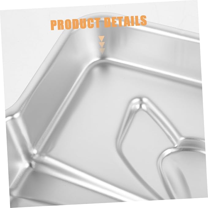 OUNONA Aluminum Alloy Gift Box Cake Baking Pan Non-stick Baking Mold for Cakes Breads Desserts Easy to Use Reusable for Beginners Professionals - Image 6