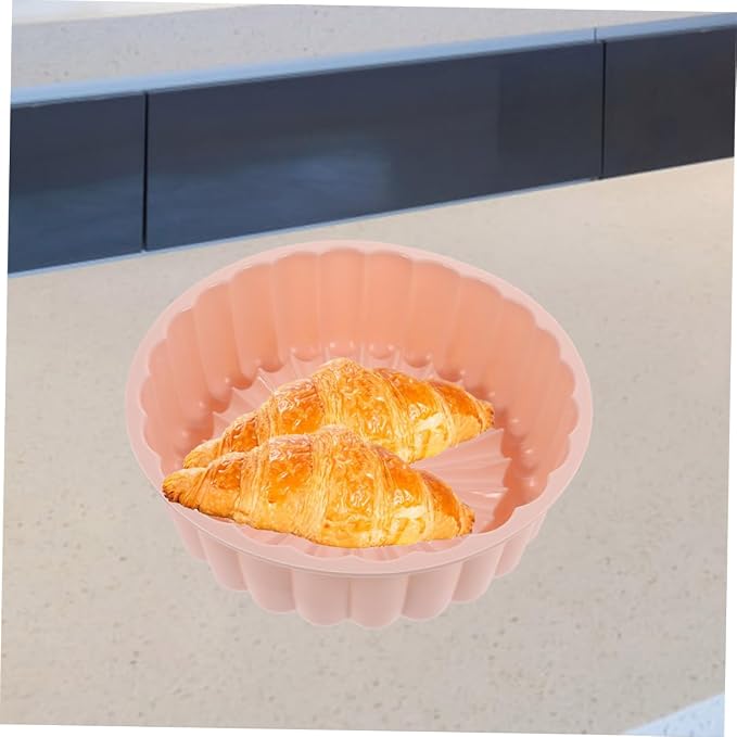 Zerodeko 2pcs Food-grade Silicone Cake Pan Non-stick Round Molds for High-temperature Baking Includes and Lake for Cheesecakes Brownies Tarts - Image 6