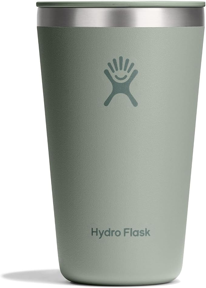 Hydro Flask All Around Tumbler Press-In Lid, Insulated Travel Mug, Stainless Steel Coffee Cup 16 Oz Agave Green by Unknown