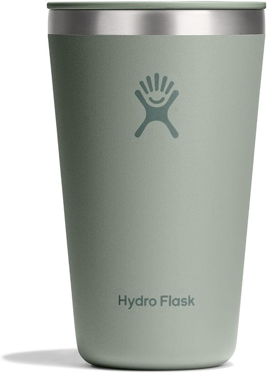 Hydro Flask All Around Tumbler Press-In Lid, Insulated Travel Mug, Stainless Steel Coffee Cup 16 Oz Agave Green by Unknown