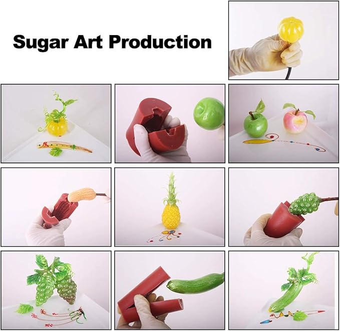 DUEBEL 17.7 by 1.6 inch Sugar Blowing Pump, Sugar Blower for Candy Art