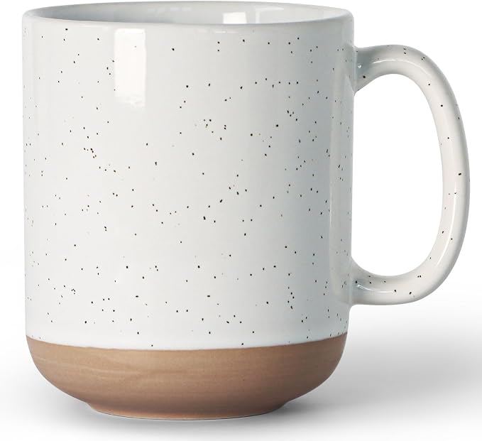 harebe 20 OZ Large Coffee Mug, Ceramic Tea Cup for Office and Home, Big Capacity with Handle, Microwave & Dishwasher Safe Cups for Men Women Mug Lovers, White by harebe
