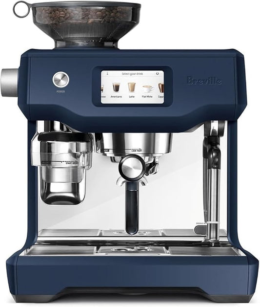 Breville BES990DBL Oracle Touch Espresso Machine, Damson Blue | Automatically brew barista-quality espresso, lattes and cappuccinos at home with this coffee maker with built-in grinder by Unknown