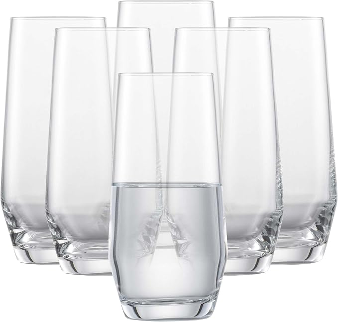 Zwiesel Glas Pure Tumbler (Set of 6), Drinking Glasses for Several Beverages, Dishwasher-Safe Machine-Made Tritan Crystal Glasses, Made in Germany (12 Ounce) by Unknown