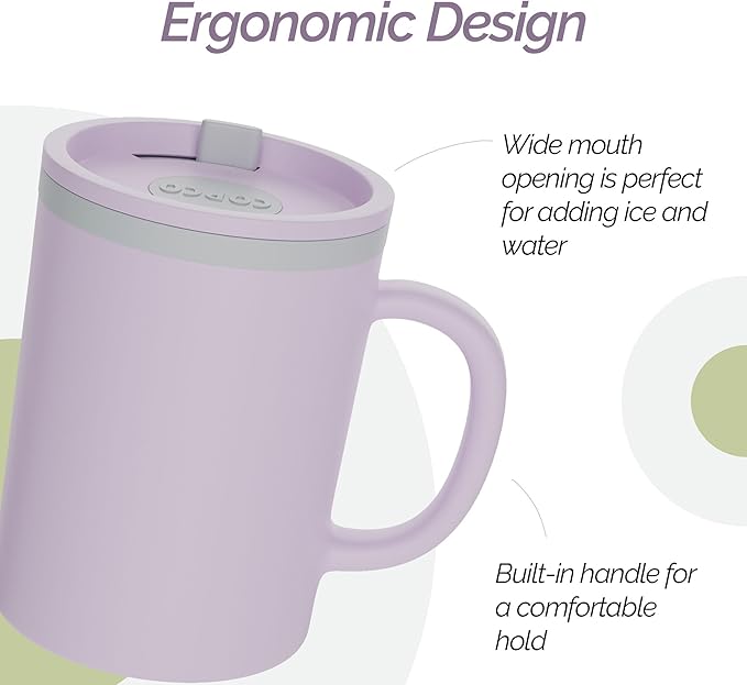 Copco Iconic Desk Mug 16 Oz - Purple & Yellow, Set of 2 - Image 5
