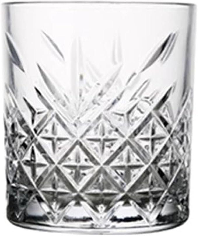Glass Cups Transparent Embossed Glass Cups, 5 Sizes Stemless Glassware(X-Large) by Unknown