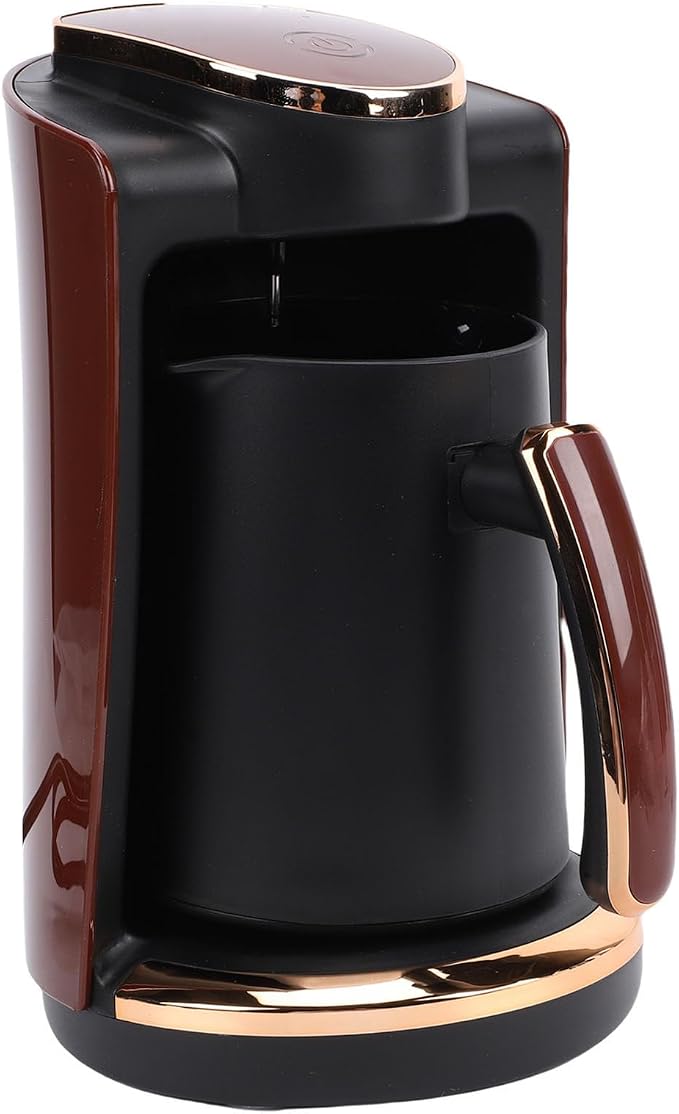 LICAEVEY Single Cup Electric Turkish Coffee Maker Rich Flavor 550W Quick Heating Greek Coffee Machine for Home Office Travel Sturdy Structure - Image 2