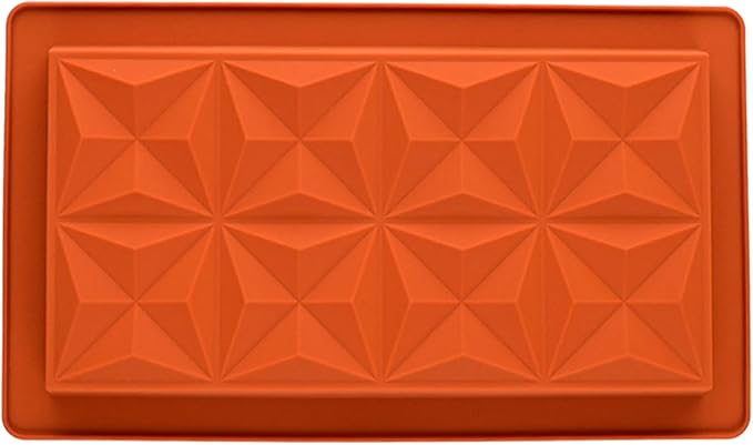Silicone Candy Bar Mold,Large Candy Silicone Mold - Dessert Baking Mould - for Food Treats Soap Making Christmas Cookie Cake Dessert Baking Birthday