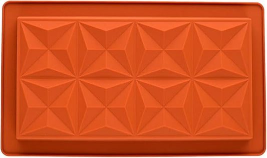 Silicone Candy Bar Mold,Large Candy Silicone Mold - Dessert Baking Mould - for Food Treats Soap Making Christmas Cookie Cake Dessert Baking Birthday