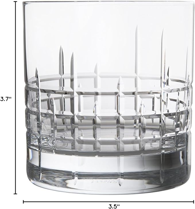 Schott Zwiesel Tritan Crystal Glass Distil Barware Collection Aberdeen DOF Old Fashioned Cocktail Glasses (Set of 6), 13.5 oz, Clear - Image 3