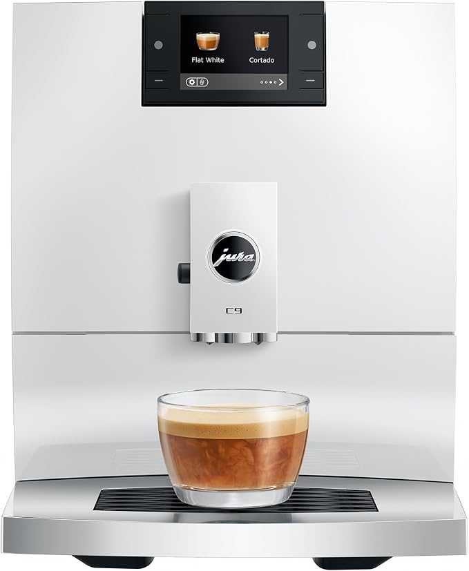 Jura C9 Piano White, 15738, Automatic Coffee Machine by Unknown