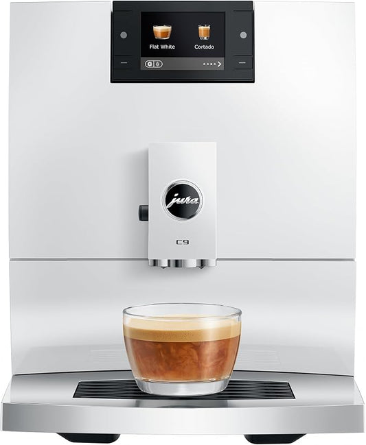 Jura C9 Piano White, 15738, Automatic Coffee Machine by Unknown