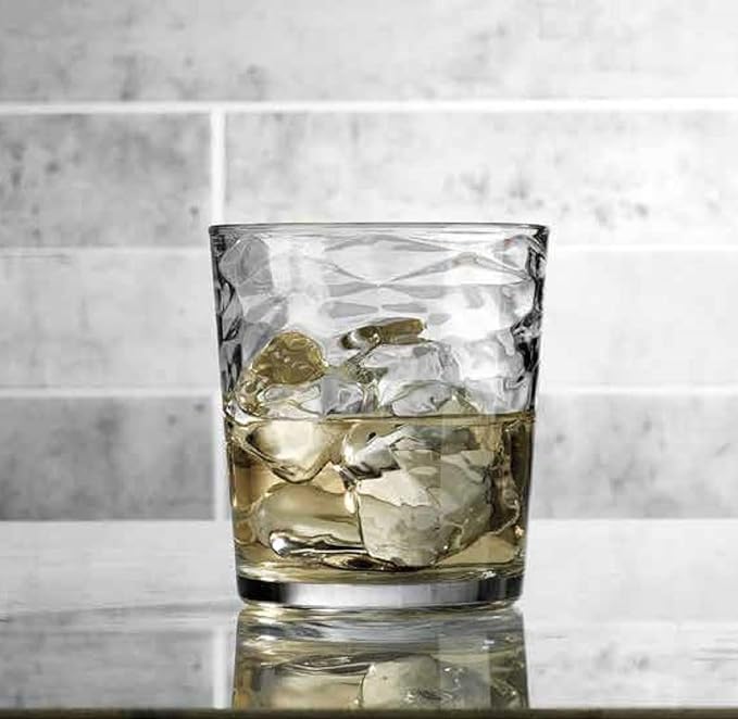 Glaver's Whiskey Glasses Set of 6. Hammered Cocktail Glasses,13oz. Bar Glasses. Old Fashioned Glasses for Scotch,Rum,Bourbon Glasses. - Image 5