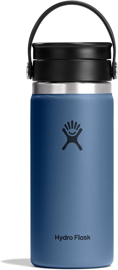 Hydro Flask Flex Sip Coffee Tumbler – Insulated Stainless Steel, Non Spill, Leak Proof Travel Coffee Cup 16 Oz Harbor Blue by Unknown