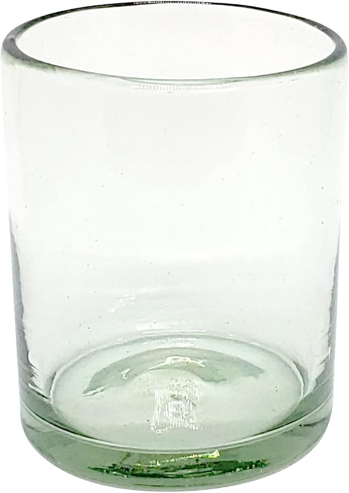 Clear 10 oz Tumblers (set of 6), Hand Blown Mexican Glassware, Recycled Glass Drinking Glasses, Lead-Free, Cocktail Margarita Glasses, Wine Glasses, Shot Glasses, Whiskey Glasses (Tumbler) - Image 7