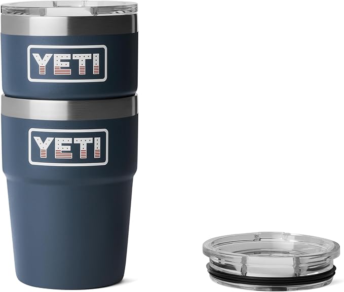 YETI Rambler 16 oz Stackable Tumbler, Vacuum Insulated, Stainless Steel with MagSlider Lid | Stackable - Image 6