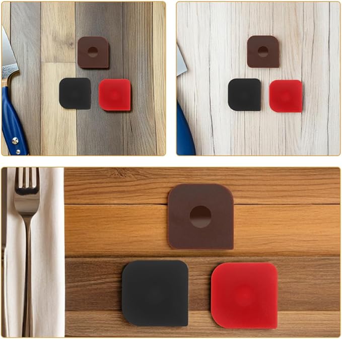 Abaodam 6pcs Versatile Dough Scraper for Bread Making and Cleaning, PC Material Kitchen Tool Precise Cutting and Non-slip Design, for Baking and Food Preparation - Image 3