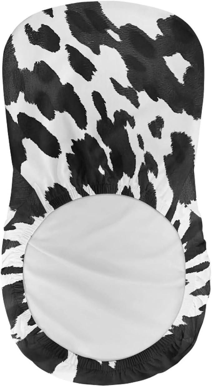 Cow Print Bar Stool Chair Covers, Washable Removable Bar Stool Chair Seat Covers Counter Height Chairs Covers Swivel Barstool Covers Bar Chair Decor - Image 5
