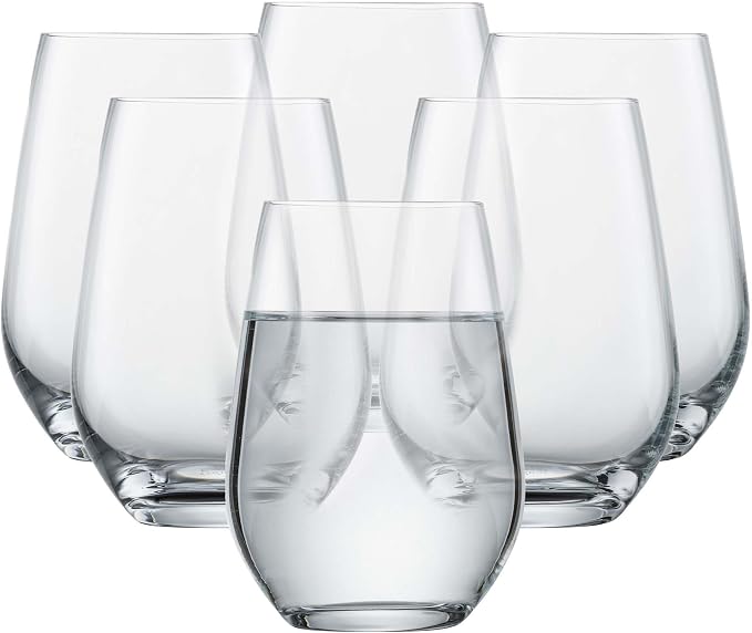 SCHOTT ZWIESEL Forté Universal Tumbler (Set of 6), Versatile Drinking Glasses, Dishwasher-Safe Tritan Crystal Glasses, Made in Germany (19 Ounce) by Unknown