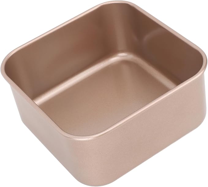 Headerbs Baking Sheet Pan, Deep Square Non Stick Carbon Steel Cookie Tray, Thickened Stackable Bakeware for Cake Bread Pizza Pastry Roasting Meat in Home Oven Kitchen (Large 8cm / 3.2in) - Image 4