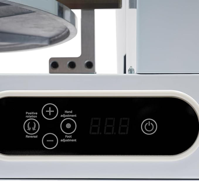 Cake Scraper, 200W Powerful Cake Decorating Coating Machine with Adjustable Speed 0-320rpm, Cake Coating Smoothing Scraping Machine with LCD Screen, Electric Cake Butter Cream Spreading Machine