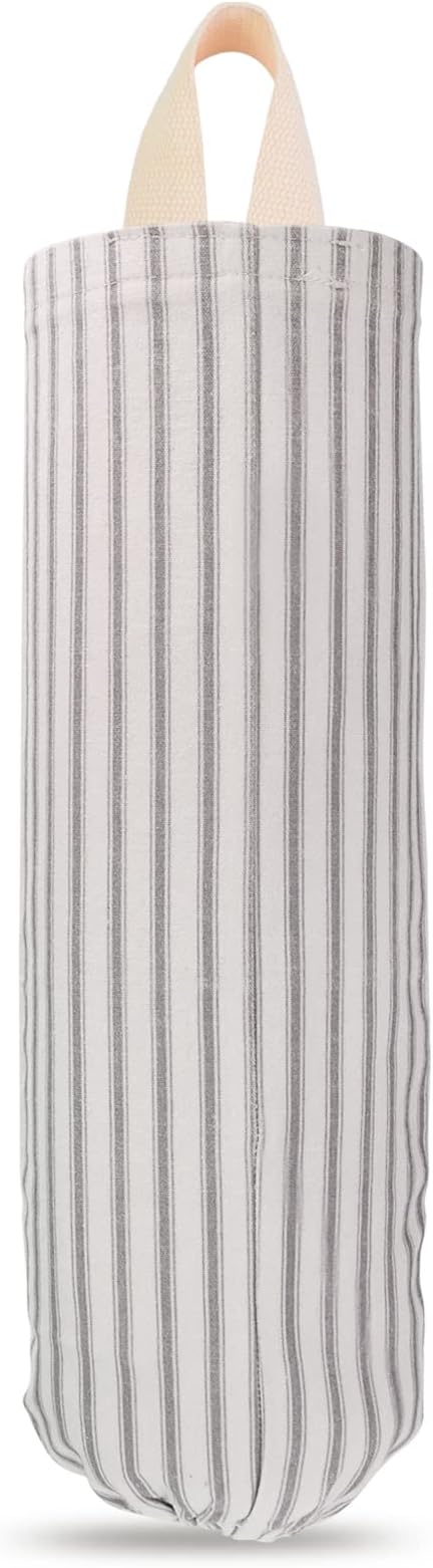 Plastic Bag Holder, Wall Mount Grocery Bag Organizer for Home Kitchen Pantry Decor (Grey) by TOGETRUEHOME