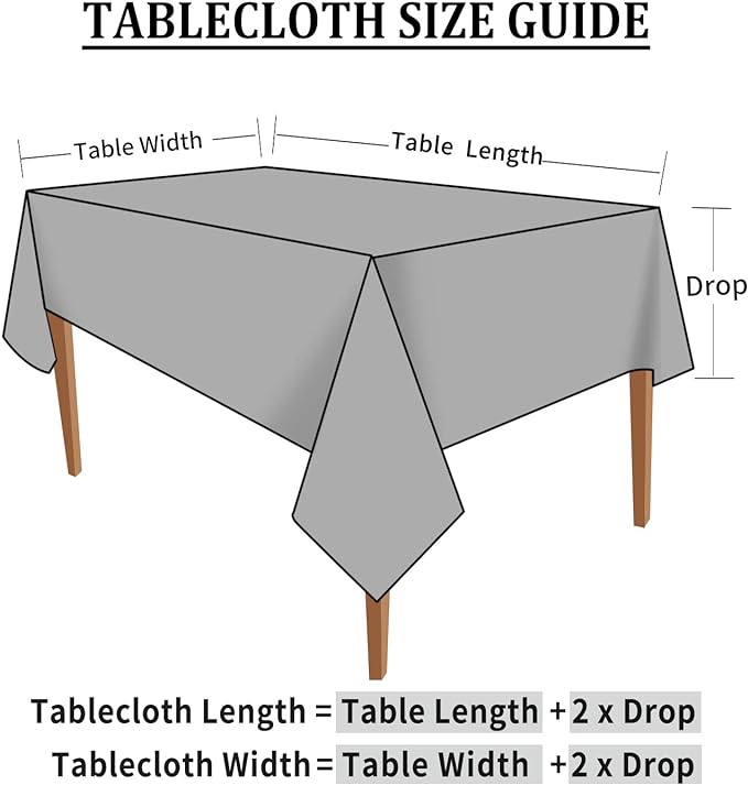 Smiry Rectangle Waterproof Heavy Duty Vinyl Tablecloths, 60 x 84 Inch | Wipeable Washable Floral Embossed Table Cover for Kitchen and Dining Room, Indoor & Outdoor Use, Brown - Image 6