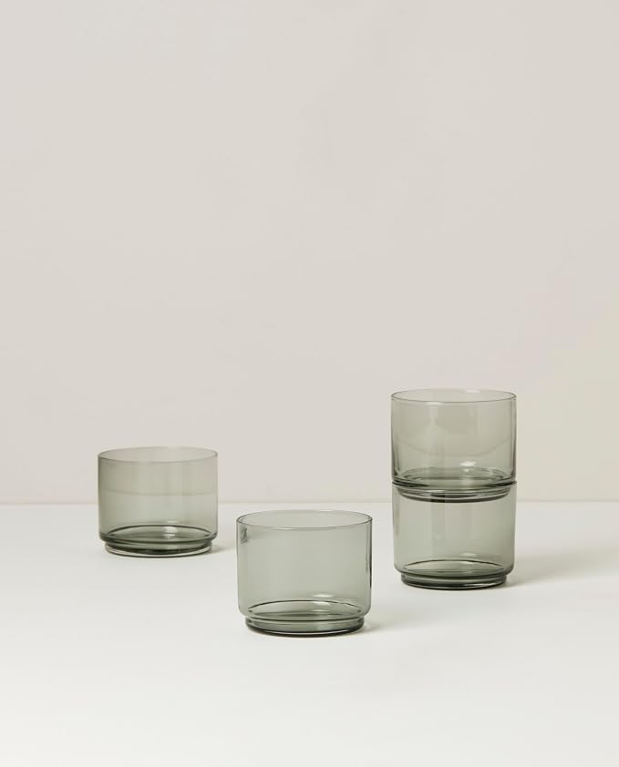 Lenox Tuscany Classics 4Pc Short Glasses, 1.10, Black - Image 2