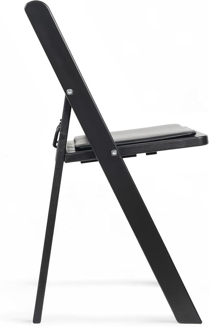 Flash Furniture Hercules Kids Resin Folding Chair, Black | Vinyl Padded Seat, Lightweight, Indoor/Outdoor, HERCULES Series - Image 11