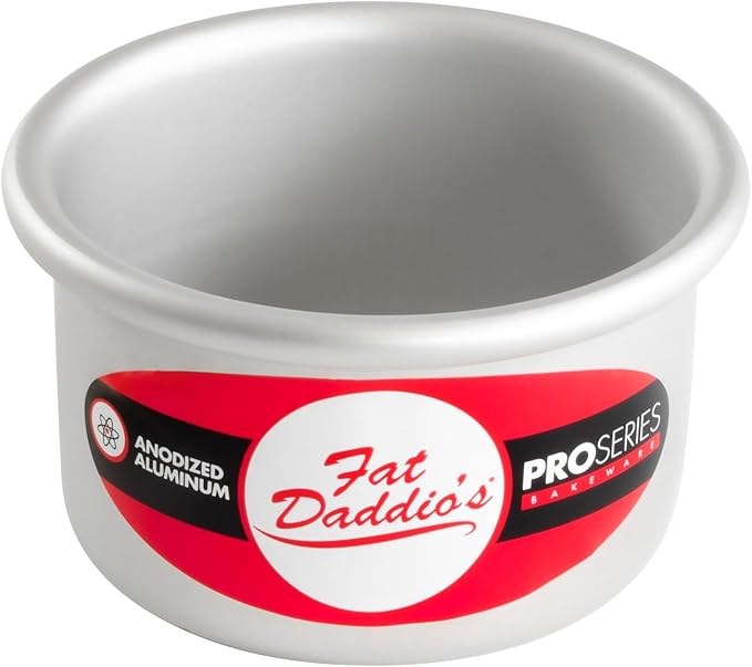 Fat Daddio's PCC-32CASE Anodized Aluminum Round Cheesecake Pans, 6 Piece Set, 3 x 2 Inch - Image 2