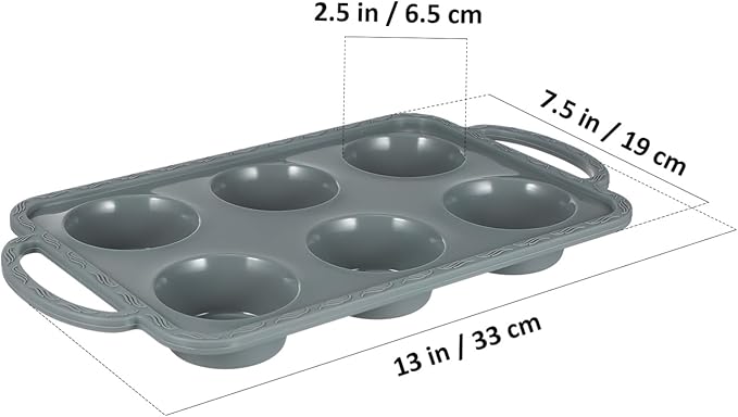 TOYANDONA Silicone Cake Pan Non-stick Bakeware Molds for Creative Desserts Flexible Muffin Tray High-temperature Resistant Bakeware for Family Baking and Parties