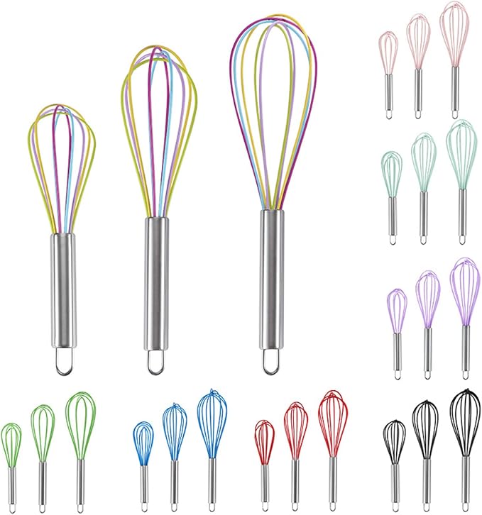 Pastry Tool Versatile Whisk Manual Eggs Beater Eggs Mixer Baking Supplies for Effortless Mixing and Dough Preparation Mixing Utensil - Image 9