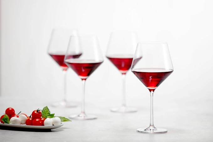 Zwiesel Glas Pure Burgundy Red Wine Glass (Set of 4), Graceful Burgundy Glasses for Red Wine, Dishwasher-Safe Tritan Crystal Glasses, Made in Germany (23 Ounce) - Image 7