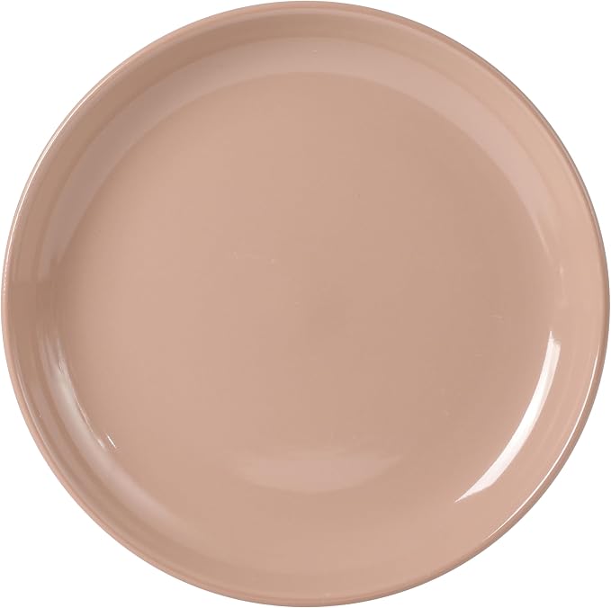 Gibson Home Rockaway 12 Piece Plates and Bowls Matte Outside/Shiny Inside Glaze Service for 4 Dinnerware Set - Pink - Dishwasher and Microwave Safe - Image 7