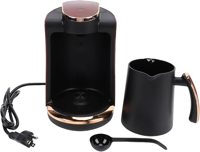 Dioche Greek Lensse Cafetiere Turkish Coffee Maker 550W 250ML Single Cup Electric Turkish Coffee Machine for Home – for Rich Flavor Hot Beverages - Image 6