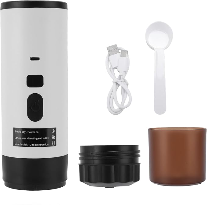 Sonew Portable Capsule Coffee Maker – Cordless 72W Automatic Travel Coffee Machine for Home, Car & Outdoor – -Compatible, USBCharged, 90mL, 622g Lightweight Design - Image 6