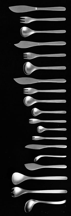 Sori Yanagi Simple Form Cutlery for Easy Use, Tsubamesanjo Stainless Steel Dinner Fork, Sleek Design for Smooth Texture, Dishwasher Safe, Brushed Finish - Image 4