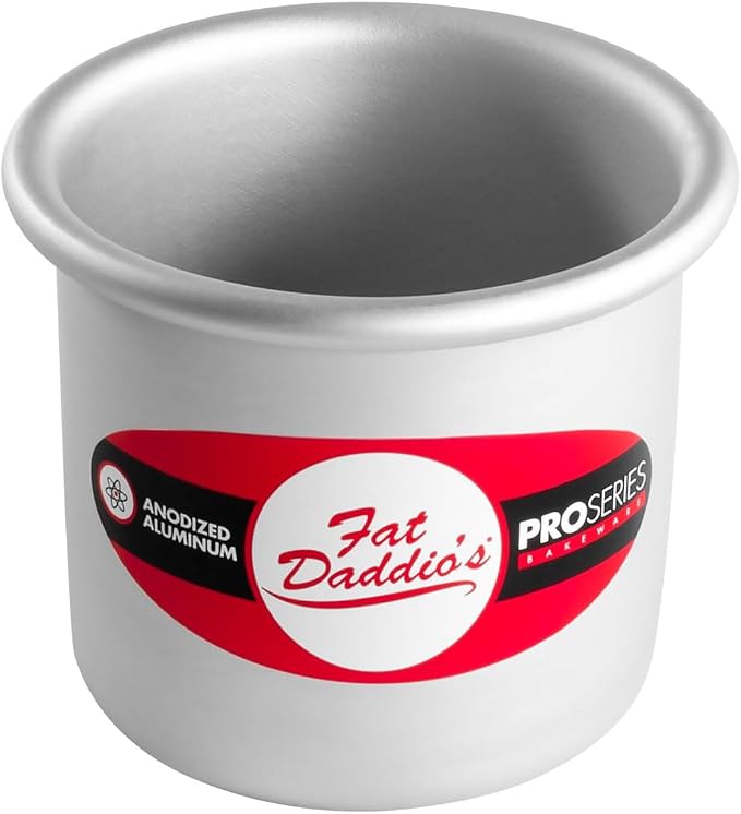 Fat Daddio's PCC-33CASE Anodized Aluminum Round Cheesecake Pans, 6 Piece Set, 3 x 3 Inch - Image 2