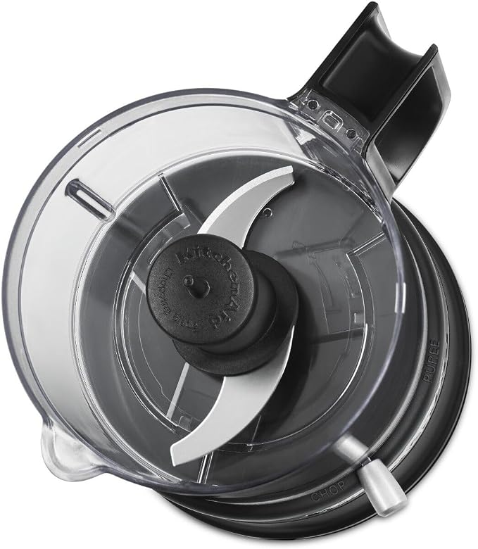KitchenAid 3.5 Cup Food Chopper KFC3516BM, Matte Black | Dishwasher-safe Work Bowl, Stainless Steel Multi-Purpose Blade, 2 Speeds Plus Pulse, Easy Cord Wrap - Image 4