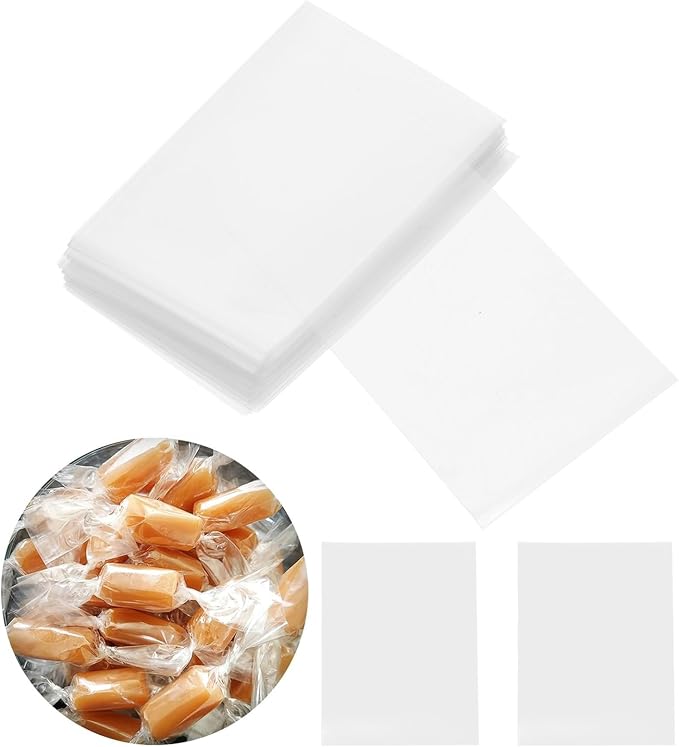 PRETYZOOM 200pcs Cellophane Treat Bags for Cookies Candy and Snacks Transparent Packaging for Party Favors and Holiday Gifting - Image 7