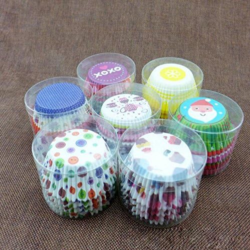 500 Packs Random Colorful Premium Greaseproof Cupcake Liners No Muffin Pan Needed Cupcakes - Image 7