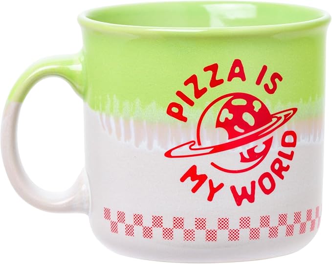 Silver Buffalo Disney Pixar Toy Story, Reactive Glaze Camper Mug, 20oz | Pizza Planet, Ceramic, 0.59 Liters - Image 2