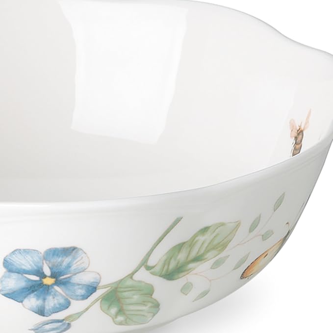 Lenox 806735 Butterfly Meadow All-Purpose Bowl, 1-Piece, 6.25' L x 6.25' W x 2.3' H, 20-Fl oz, Service For 1 - Image 4