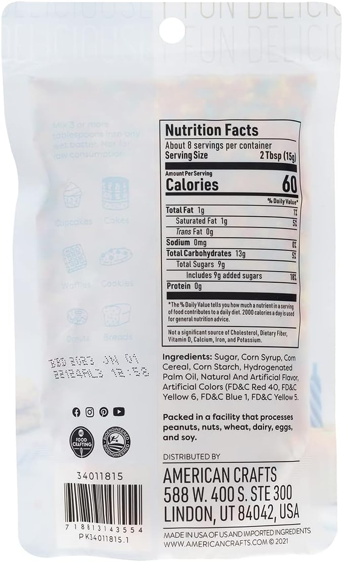 Flavor Bursts (Birthday Cake) Edible Mix Ins - Image 2