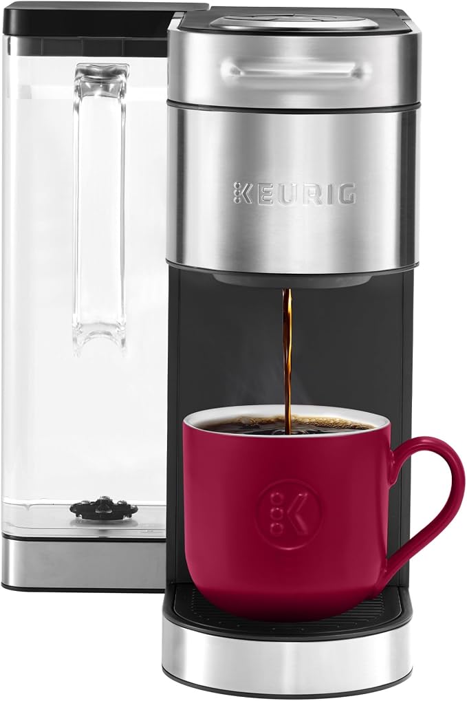 Keurig K-Supreme Plus Single Serve K-Cup Pod Coffee Maker, MultiStream Technology, Customizable Strength and Temperature Settings, Programmable, 78oz Removable Reservoir, Stainless Steel | MultiStream Technology, Customizable Strength, Temperature Sett... by Keurig