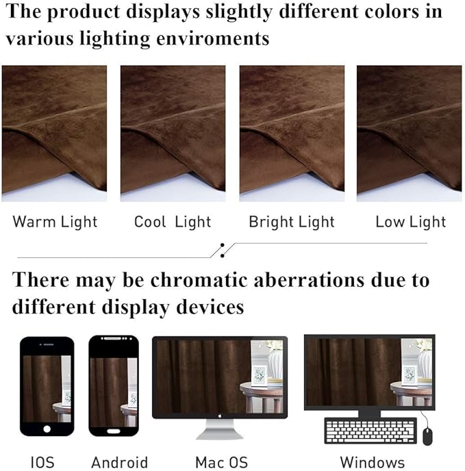 Luxury Brown Waterfall Swag Tier Curtains W59 inches, 1 Panel | Kitchen Half Window, Light Blocking Privacy Sliding Door Decor for Living Room, Rod Pocket - Image 6