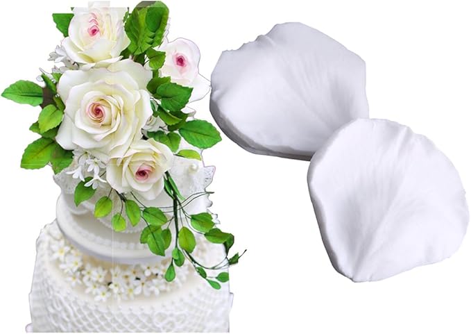 SK 3D Rose Petals Silicone Mold Fondant Chocolate Molds Baking Cookie Moulds Soap Decorating Molds