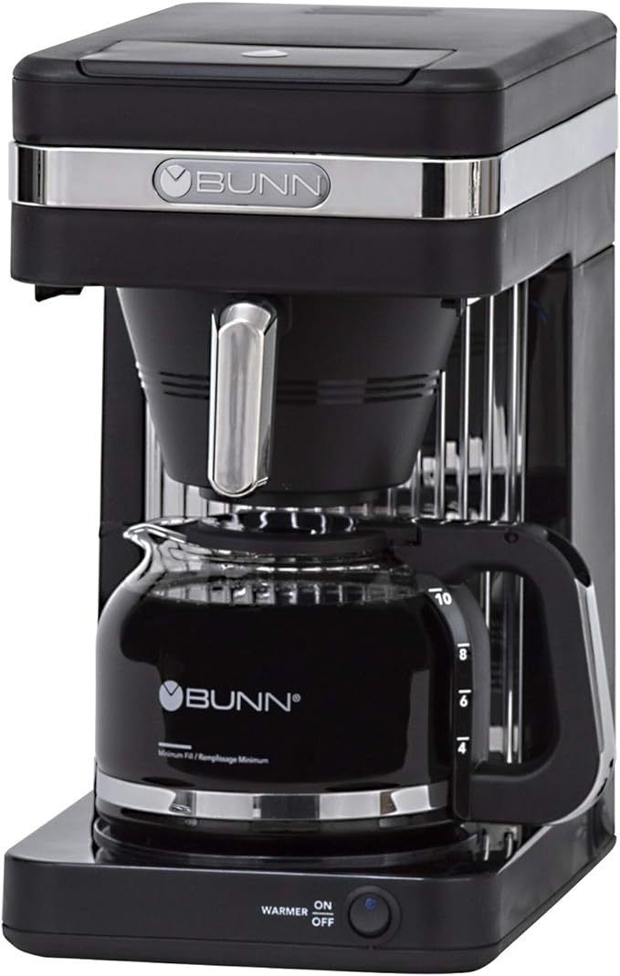 BUNN CSB2B Speed Brew Elite 10-Cup Coffee Maker, Black/SST by BUNN