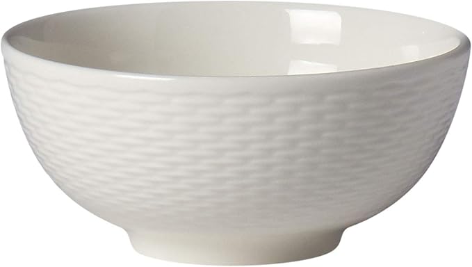 TTU Tabletops Gallery Embossed Bone White Porcelain Round Dinnerware Collection- Chip Resistant Scratch Resistant, Dubai 12 Piece Dinnerware Set (Dinner Plate, Salad Plate, Cereal Bowl) - Image 9