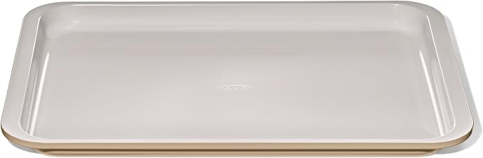 OXO Good Grips Non-Stick Pro Ceramic Coated Metal Bakeware Half Sheet Pan – Biscuit by Unknown